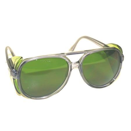 Safety Glasses With Side Shades, Shade 3.0 Green